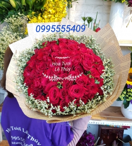 Bó Hoa Hồng Tình Yêu Nồng Cháy HB062 
