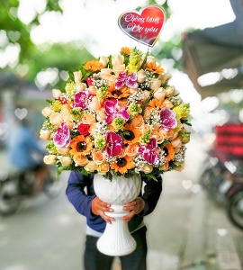 Bình Hoa Cao Cấp - Sang Trọng LUX010