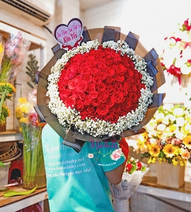 BÓ HOA HỒNG HB158