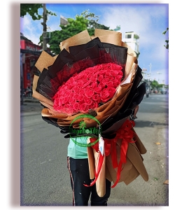 Bó Hoa Hồng Siêu To Khổng Lồ HB173