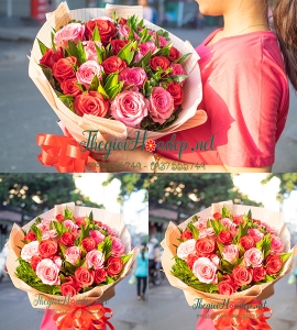 Bó Hoa Hồng Tình Yêu Ban Sơ HB121