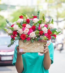Giỏ Hoa Tươi LG177