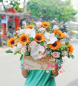 Giỏ Hoa Tươi LG178