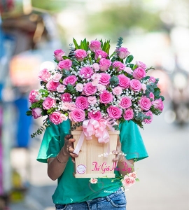 Giỏ Hoa Tươi LG060