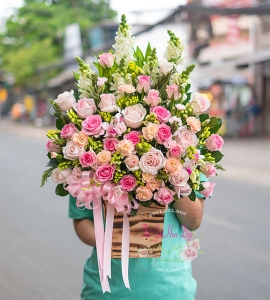 Giỏ Hoa Tươi LG173