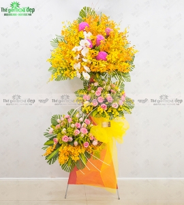 Kệ Hoa Mừng Khai Trương Cao Cấp KT124