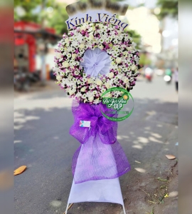 Hoa Chia Buồn Trắng Giá Rẻ CB123