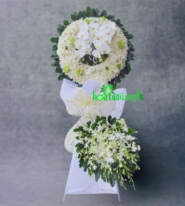 Vòng Hoa Chia Buồn Sang Trọng CB211