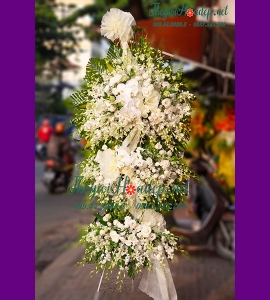 Kệ Hoa Chia Buồn Khổng Lồ 3 Tầng CB067