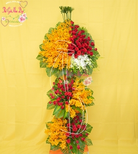 Kệ Hoa Chúc Mừng Cung Hỷ Phát Tài KT089 