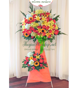 Kệ Hoa Chúc Mừng KT096