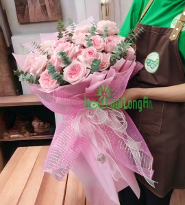 Bó Hoa Ohara Hồng HB193