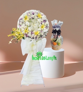 Hoa Và Trái Cây Chia Buồn CM024