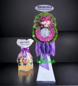 Hoa Và Trái Cây Chia Buồn CM025