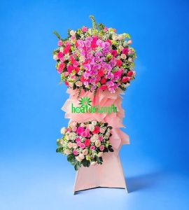 Lẵng Hoa Chúc Mừng KT190