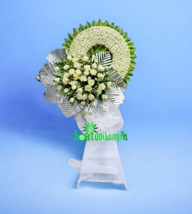 Vòng Hoa Lan Trắng Chia Buồn CB226