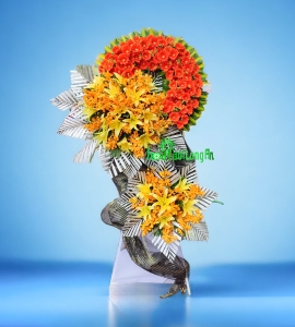 Kệ Hoa Chia Buồn Sang Trọng CB063