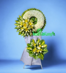 Vòng Hoa Chia Buồn Cao Cấp CB046