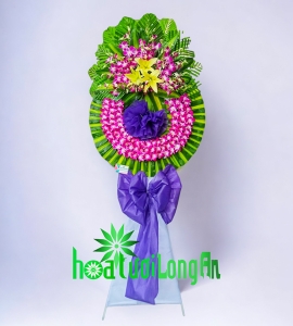 Hoa Chia Buồn Tím Giá Rẻ CB124